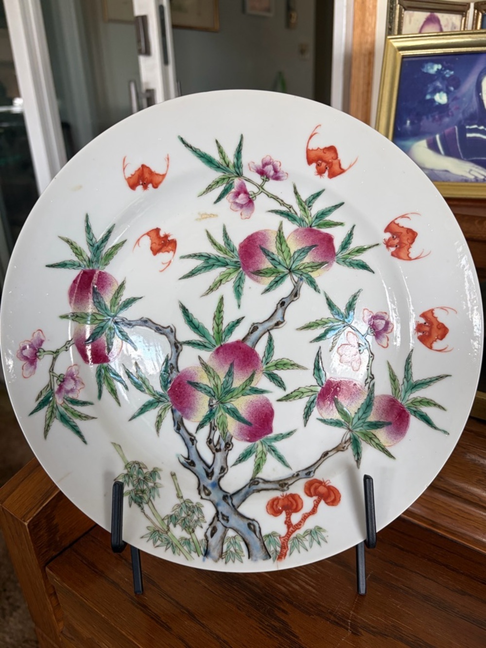 Vintage Chinese “Famille Rose” Collectible Porcelain Plate